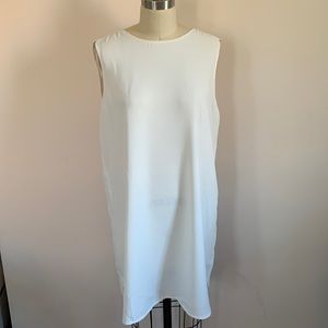 Cream sheath dress